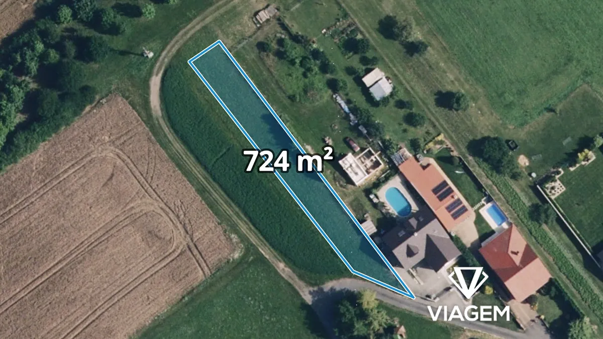 Prodej podílu 1/4 stavebního pozemku 181 m²
